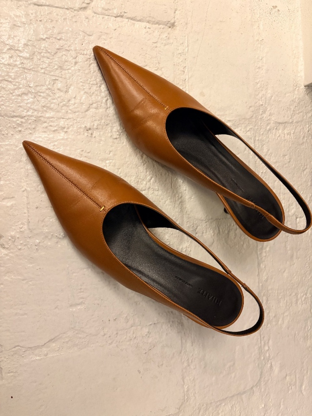 Khaite Bella Pump 55 Cuoio
